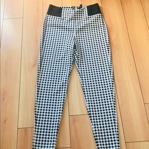 Black and White checkered leggings
